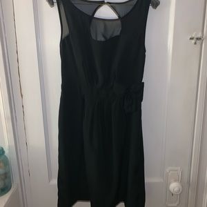 Black mini dress with cute bow!